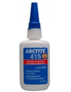 ADHESIVOS CIANOCRILATO LOCTITE 415 METALES 50 gr.