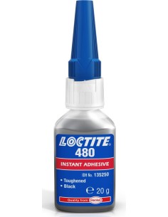 ADHESIVOS CIANOCRILATO LOCTITE 480 NEGRO 20 gr. ADHESIVOS CIANOCRILATO LOCTITE 480 NEGRO 20 gr.