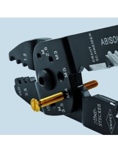 Alicate crimpa terminales 97 21 215 B KNIPEX