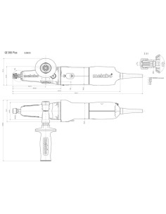 Amoladora recta ge 950 g plus