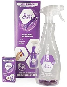 BOTELLA MINI CLEAN MULTIUSOS+DOSIS