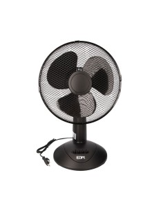 VENTILADOR SOBREMESA NEGRO 45W 33949 VENTILADOR SOBREMESA NEGRO 45W 33949