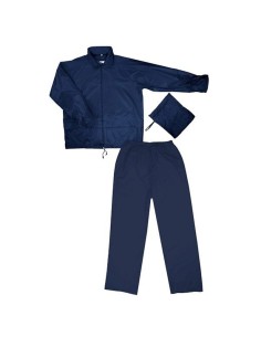 Traje lluvia nylon azul xxl Traje lluvia nylon azul xxl
