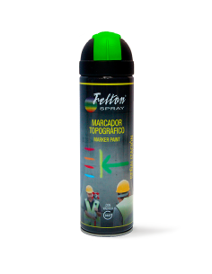 Spray pintura 500 ml. marcador obra .verde