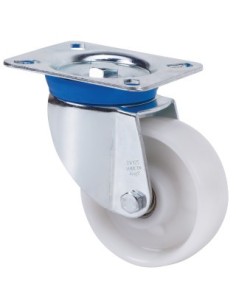 RUEDA GIRATORIA TV NYLON BLANCO TN