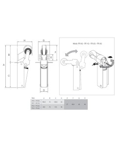 Retenedor puertas plata blister fr 2