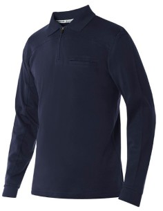POLO ML CON CREMALLERA 04822 07 MARINO