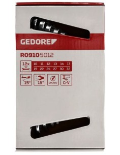 JUEGO LLAVES COMBINADAS 10-32 mm 12 piezas GEDORE JUEGO LLAVES COMBINADAS 10-32 mm 12 piezas GEDORE