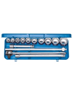 Juego vasos 3/4 Bi-hexagonal d32 emu-2 de 22 a 50 mm GEDORE