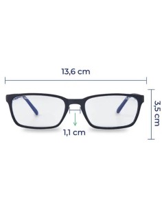 GAFA GRADUADA BLUESTOP H01.10 SOLID PURE BLACK +1,0 GAFA GRADUADA BLUESTOP H01.10 SOLID PURE BLACK +1,0