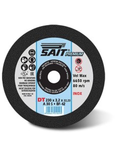 DISCO DE CORTE METAL A30s, CAJA 10 unidades.