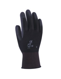 GUANTE GRIP POLIURETANO NEGRO Nº 22 GUANTE GRIP POLIURETANO NEGRO Nº 22