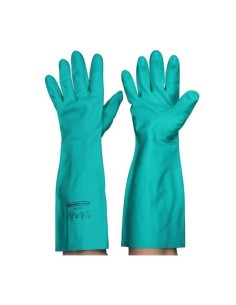 GUANTE NITRILO VERDE LARGO Nº 90 PROTECCIÓN QUÍMICA