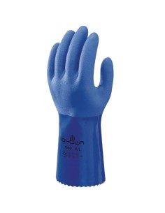 GUANTE SHOWA 660 PVC AZUL - Ferretería Aubert GUANTE SHOWA 660 PVC AZUL - Ferretería Aubert