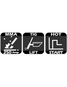 EQUIPO SOLDADURA INVERTER TRIF. SD MMA ARC 250 EQUIPO SOLDADURA INVERTER TRIF. SD MMA ARC 250