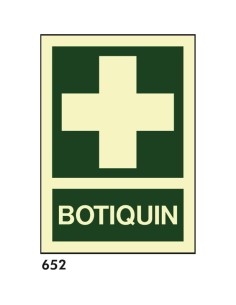 Señal 210x297 pvc 100 botiquin - Ferretería Aubert