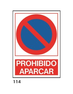 Señal 210x297 pvc 215 222 prohibido aparcar - Ferretería Aubert