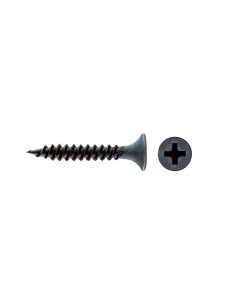 Tornillo pladur fosfat. negro 3,5x55 - Ferretería Aubert