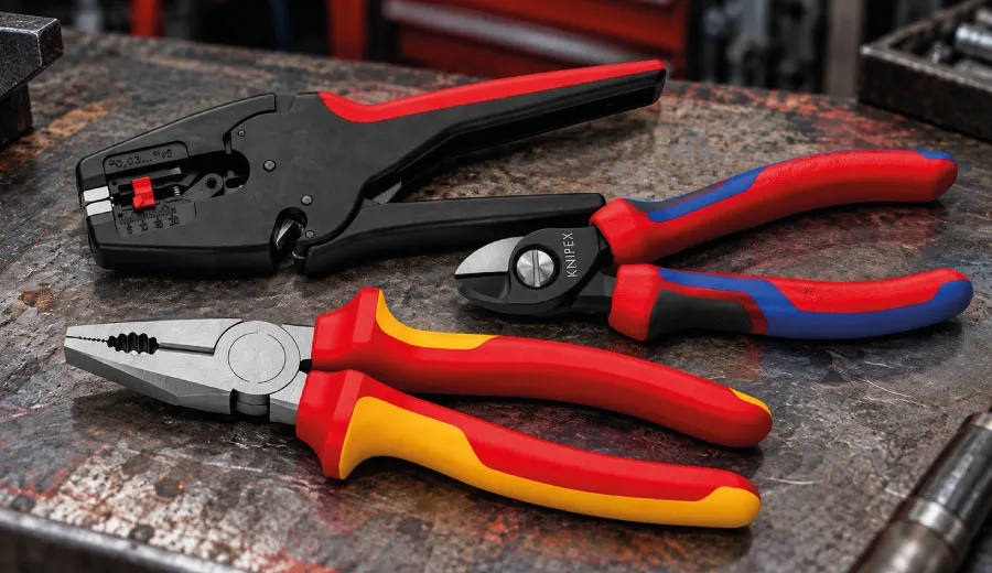 Gama de alicates KNIPEX: Cobra, universal y corte diagonal